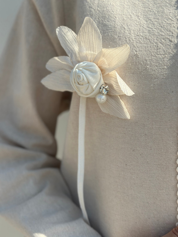کت مجلسی لینن زنانه flower