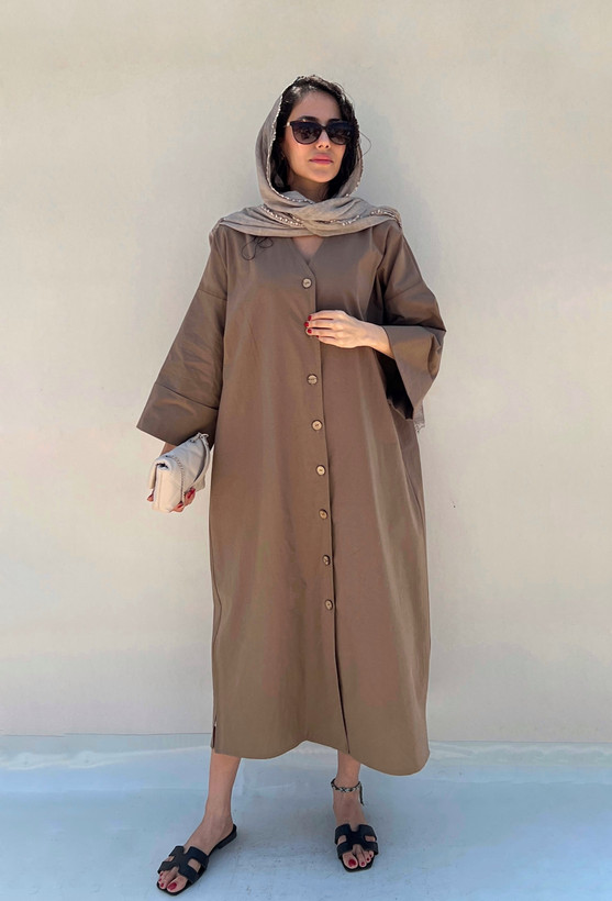 پیراهن ساحلی لینن Moka