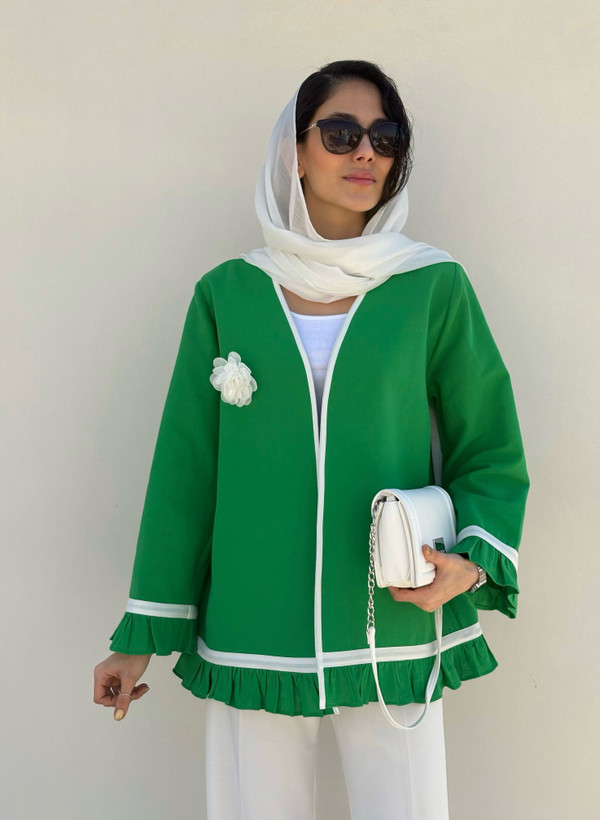 کت لینن عروسکی Green