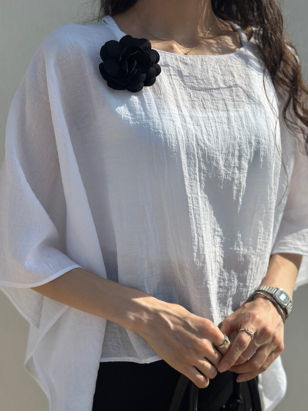 پانچو white