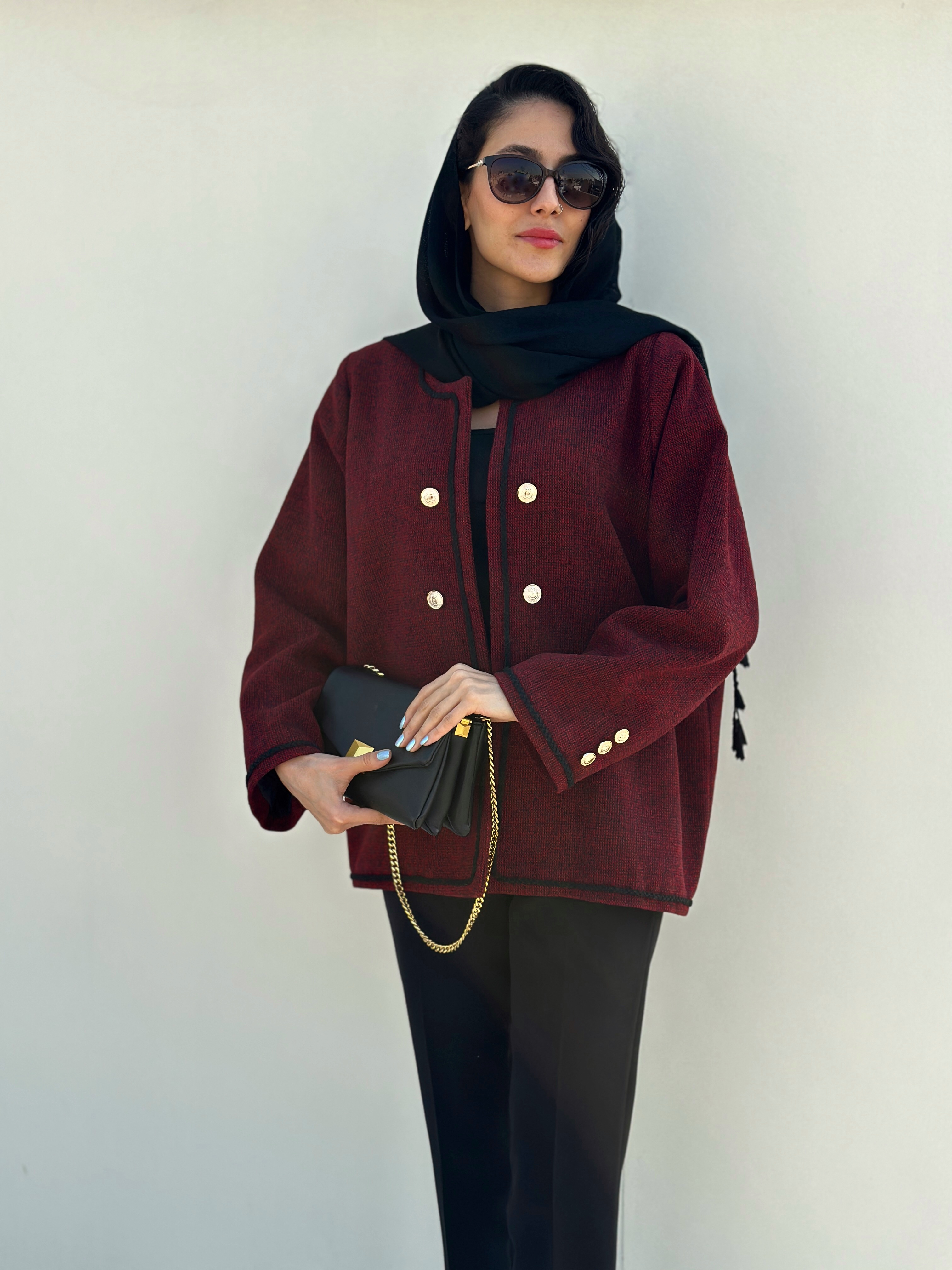 کت پشمی cherry