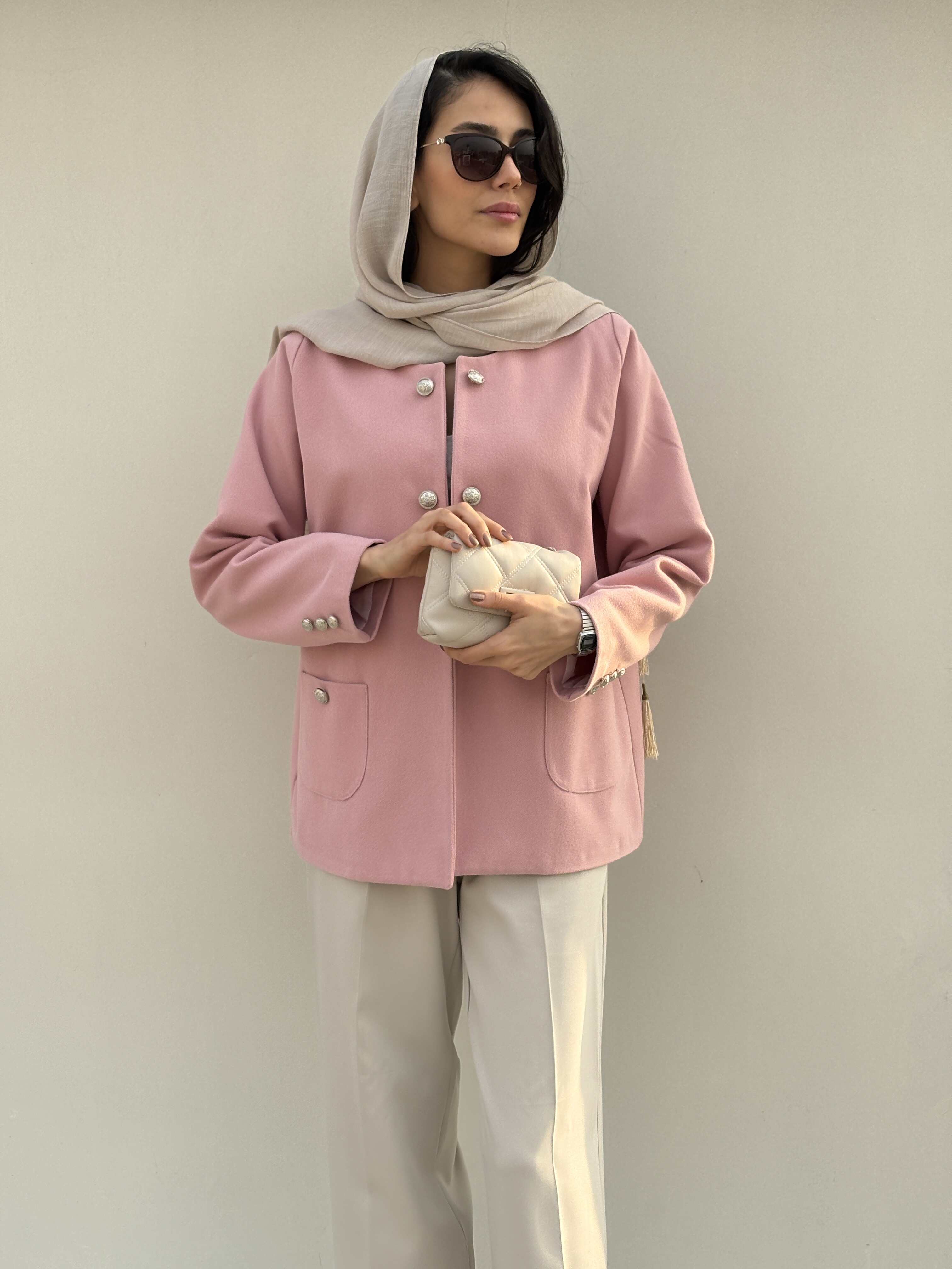 کت فوتر کجراه زنانه pink