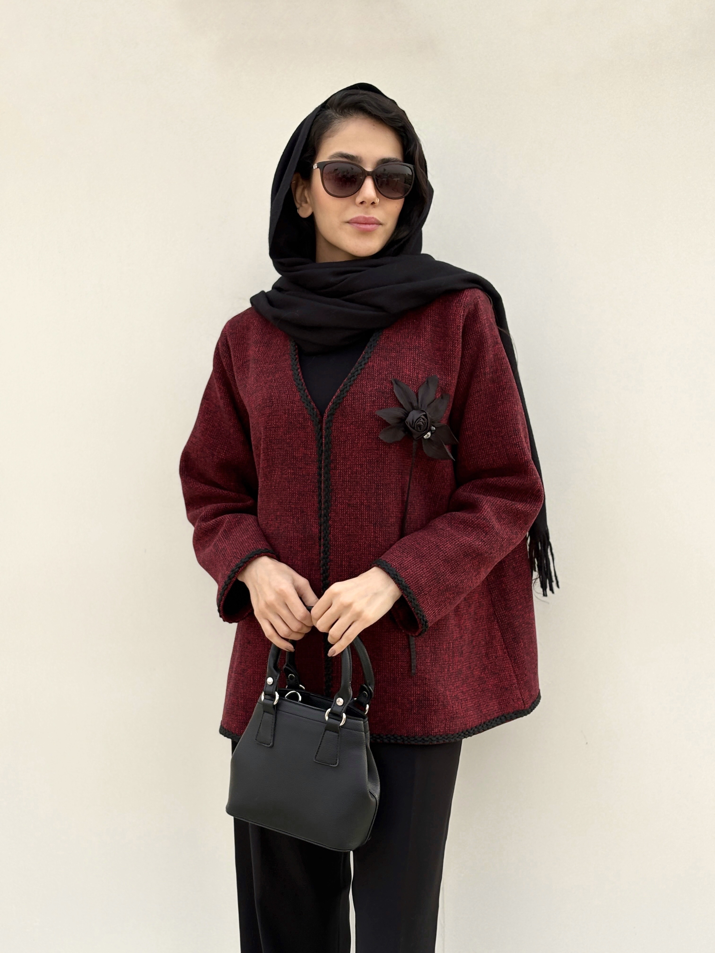 کت پشمی cherry