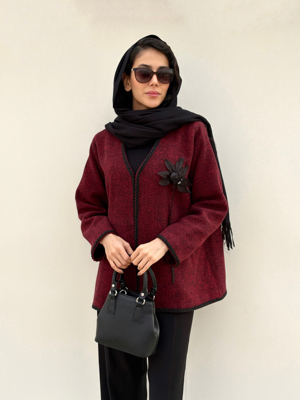 کت پشمی cherry