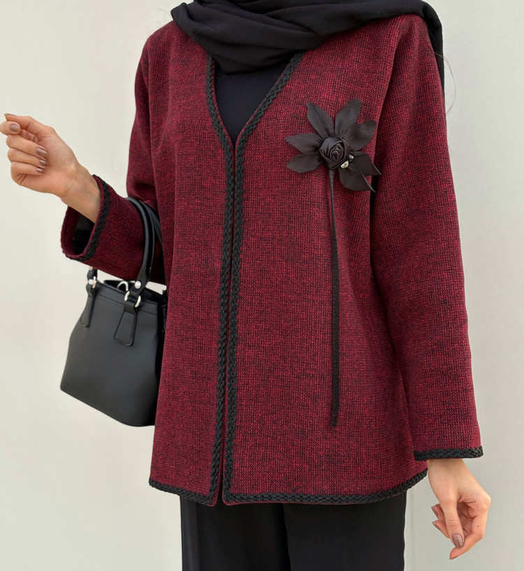 کت پشمی cherry